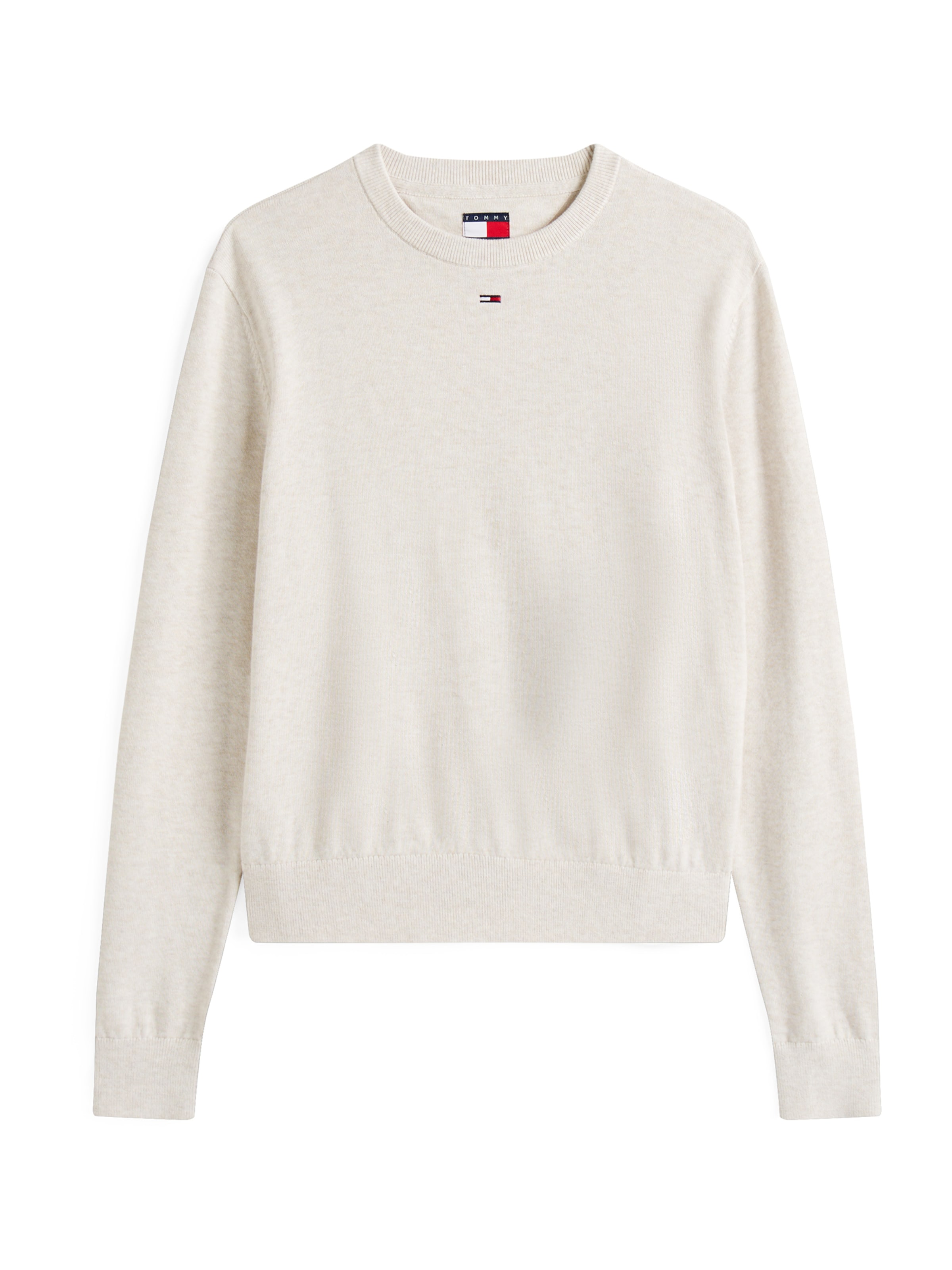 Tommy Jeans Pullover 'ESSENTIAL' i beige: forside