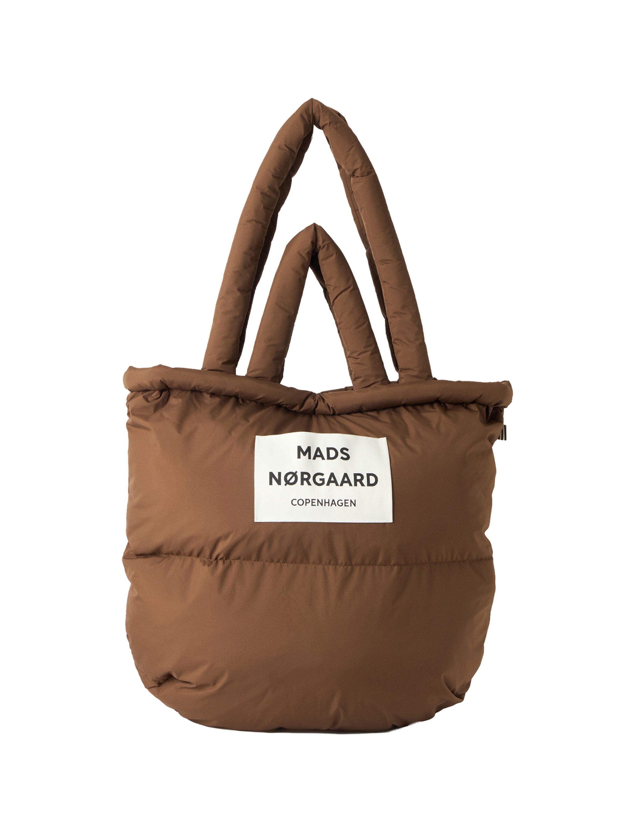 Cabas MADS NORGAARD COPENHAGEN en marron : devant