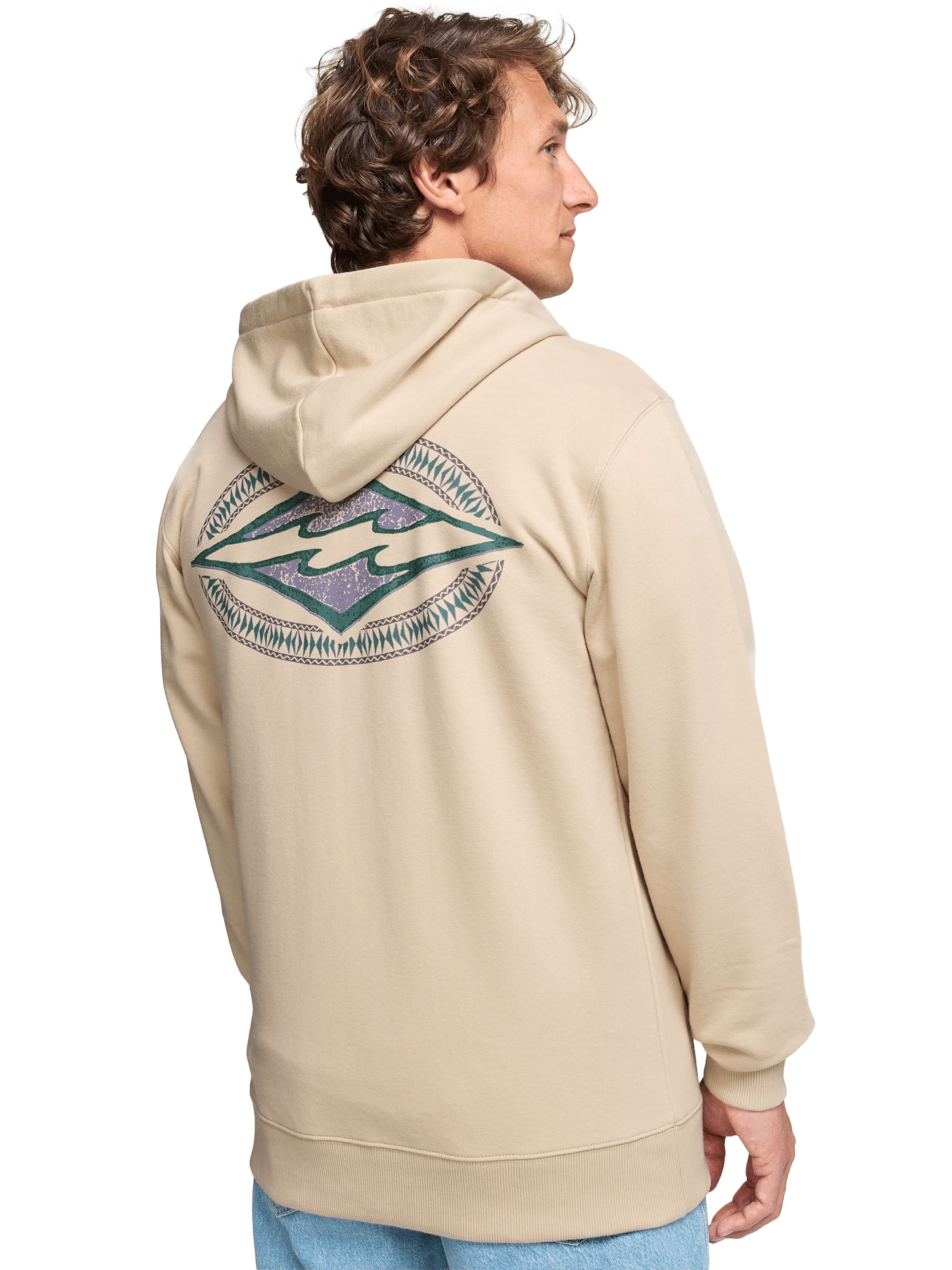 BILLABONG Bluza rozpinana 'Foundation' w kolorze beżowy: przód