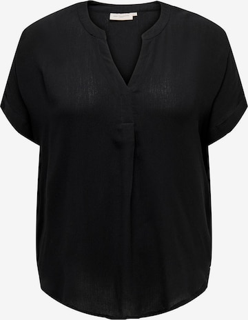 ONLY Carmakoma Blouse in Zwart: voorkant