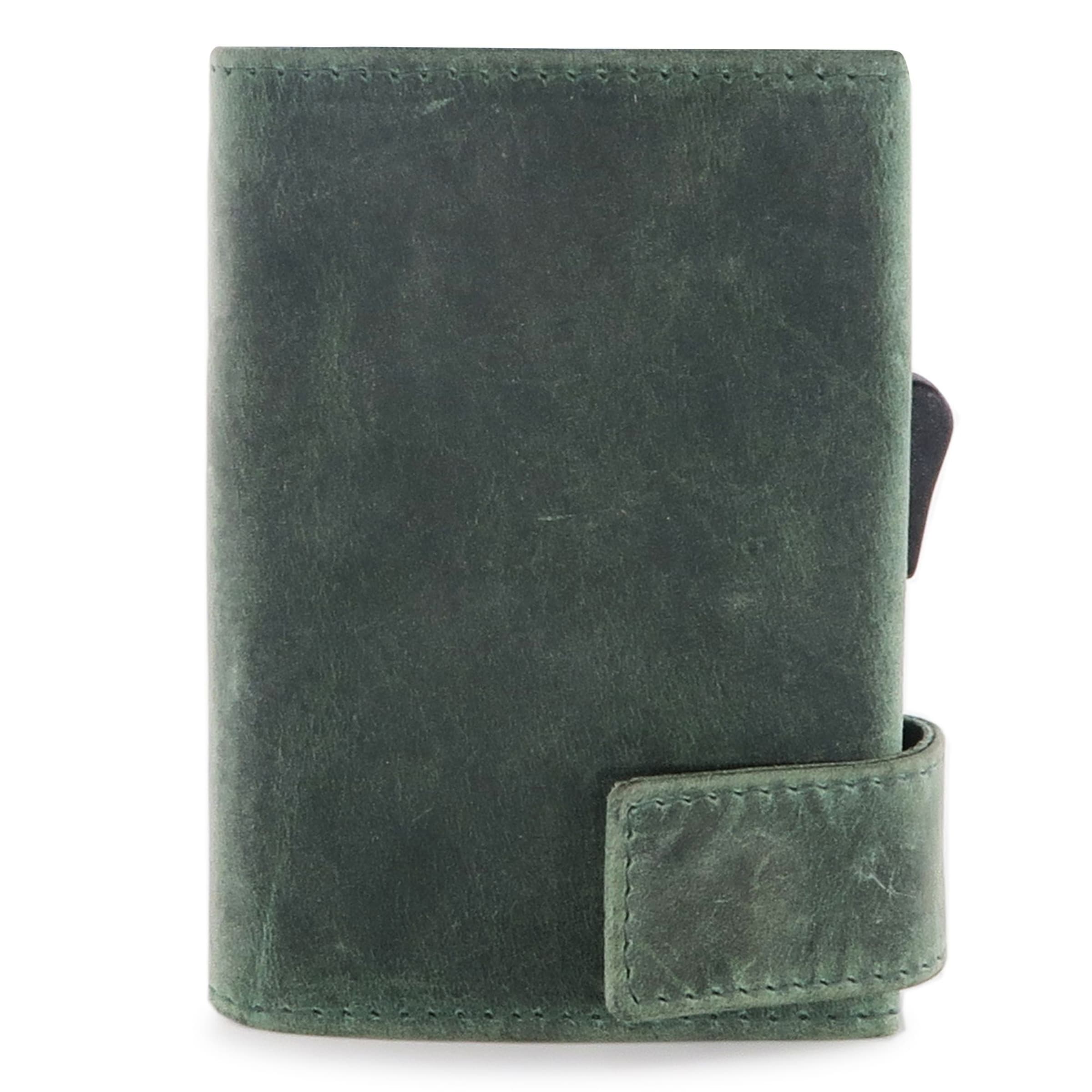 SecWal Wallet in Green: front
