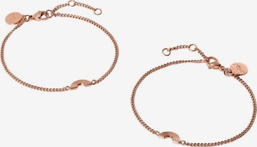 PURELEI Armband 'Rainbow Love' in Goud: voorkant