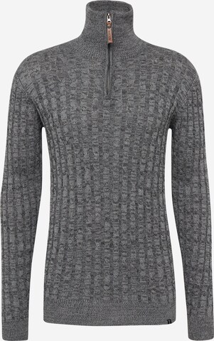 INDICODE JEANS Pullover \'Rufus\' in Graumeliert | ABOUT YOU