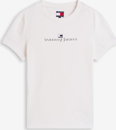 Marškinėliai 'ESS' iš Tommy Jeans, spalva – tamsiai mėlyna / balta, Prekių apžvalga