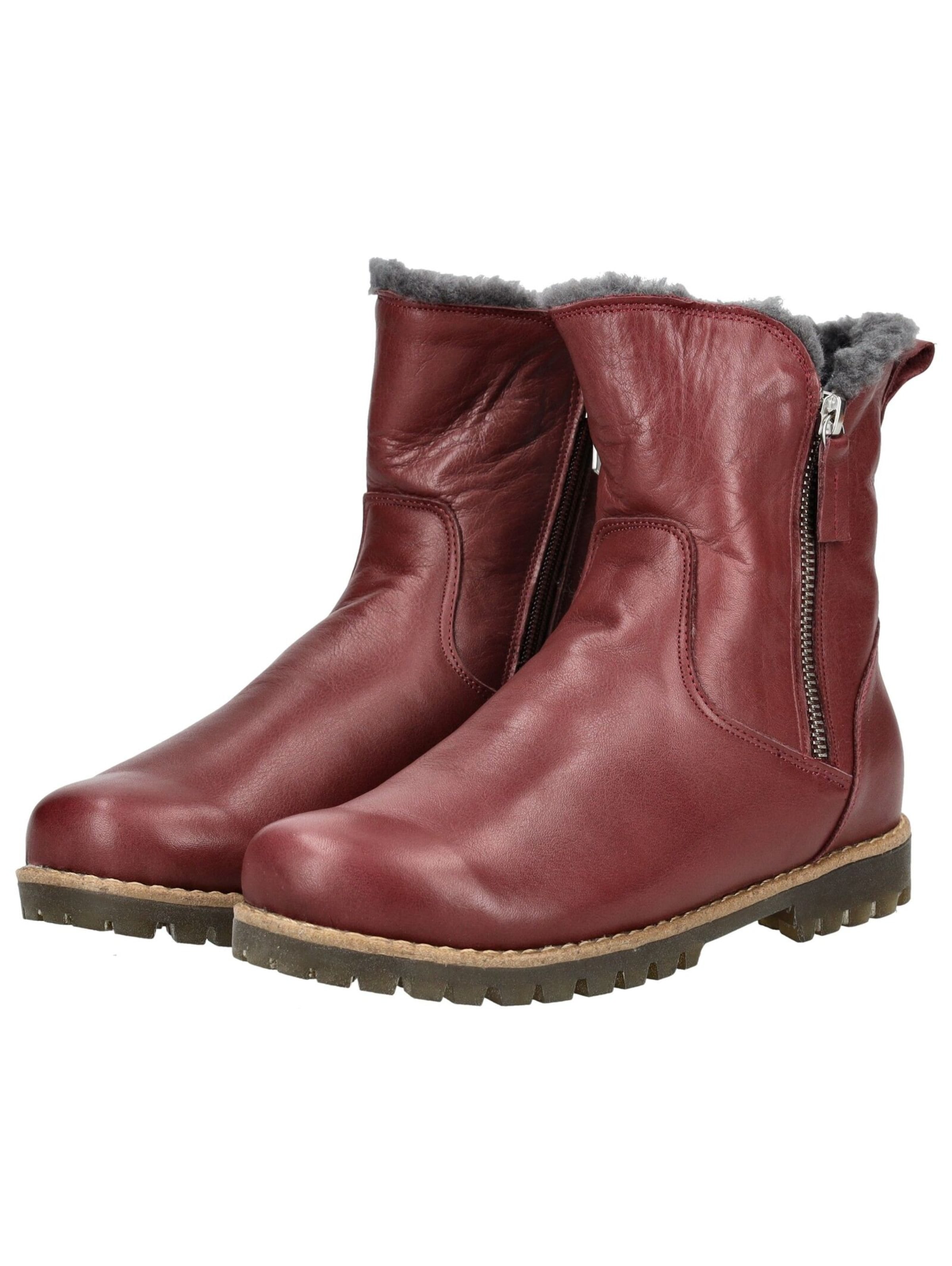 ANDREA CONTI Ankle Boots in Red