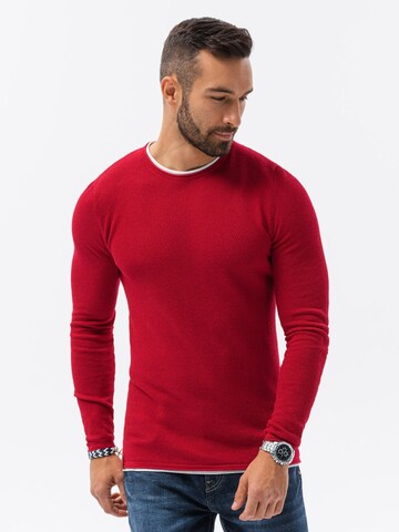 Pull-over 'E121' Ombre en rouge