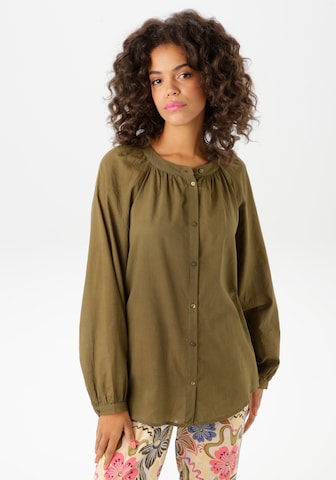 Aniston CASUAL Blouse in Green: front