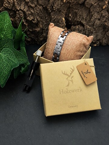 Holzwerk Bracelet 'Pinnsee' in Silver