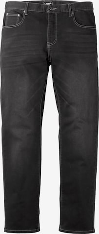 Men Plus Regular Jeans in Schwarz: predná strana