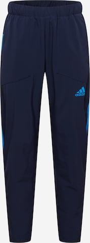 ADIDAS SPORTSWEAR Workout Pants in Blue: front