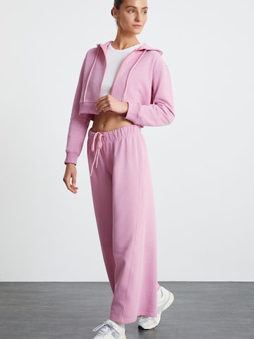 Grimelange - Sudadera con cremallera en rosa