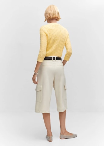 MANGO Sweater 'Aga' in Yellow