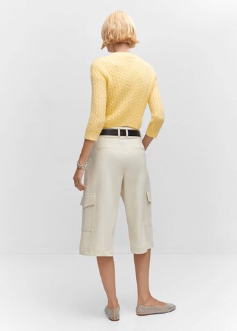 MANGO Pullover 'Aga' in Gelb