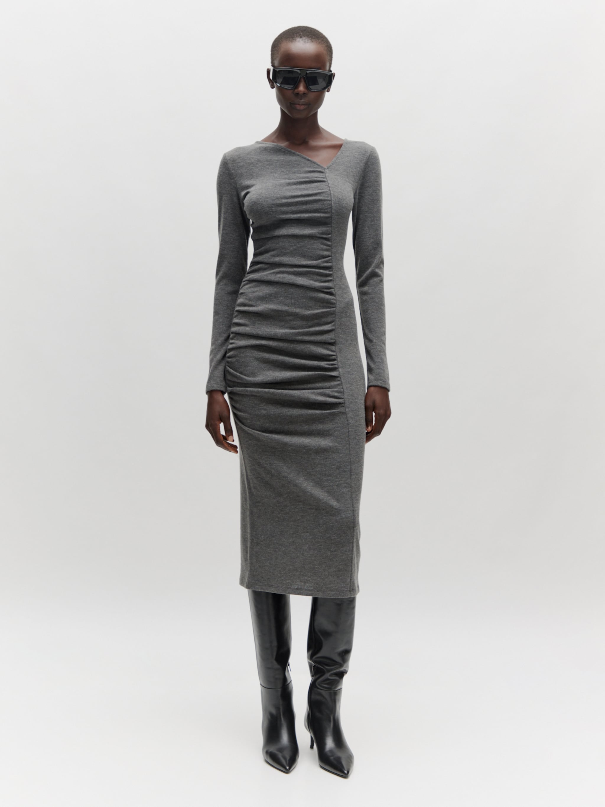 EDITED Produkte Kleid 'Graziela' grau