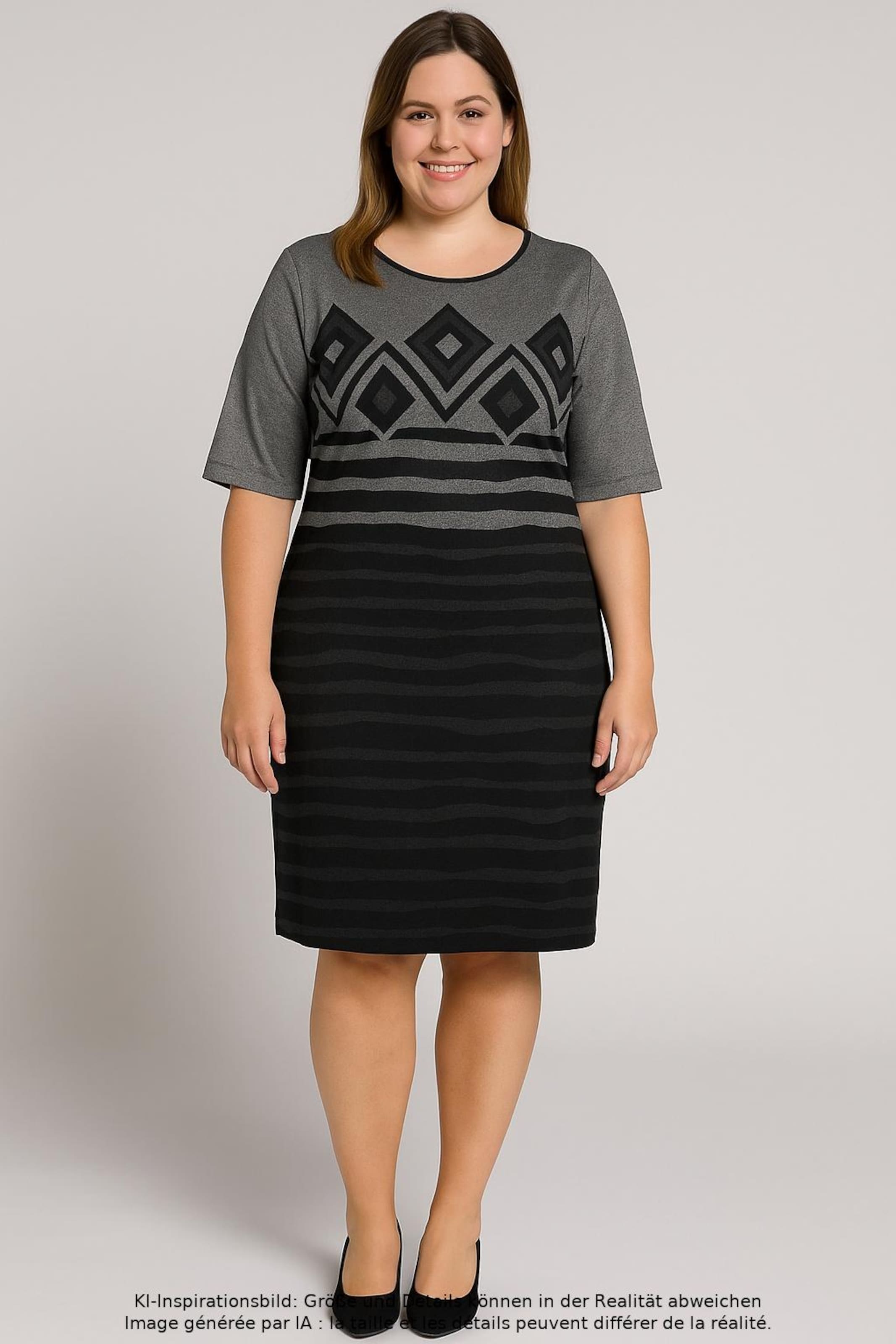 APANAGE Dress in XXXL in Mixed colors: front