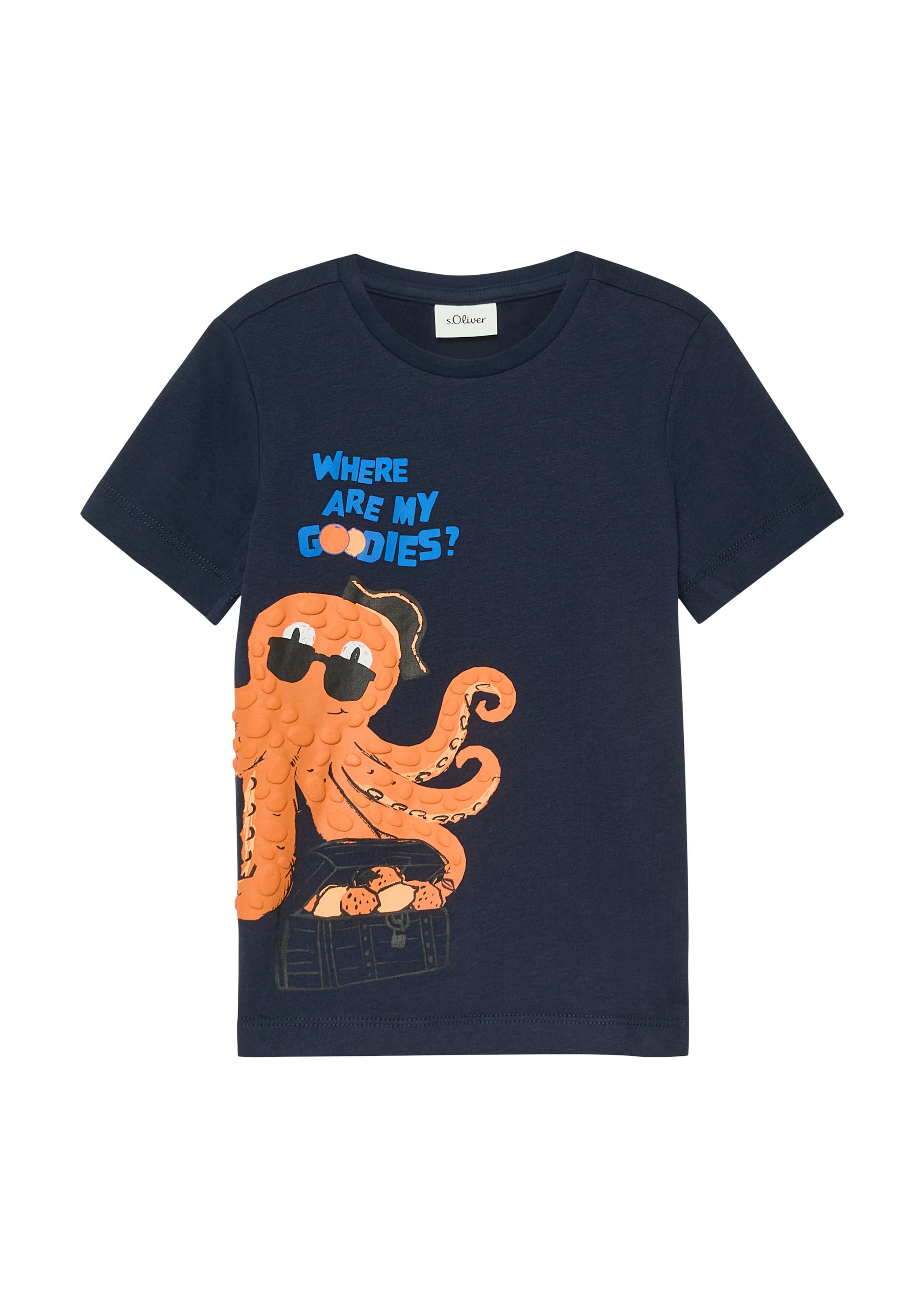 T-Shirt s.Oliver en bleu : devant