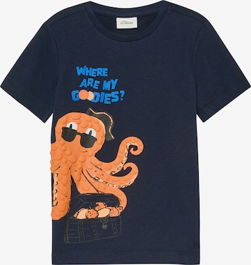 T-Shirt s.Oliver en bleu : devant
