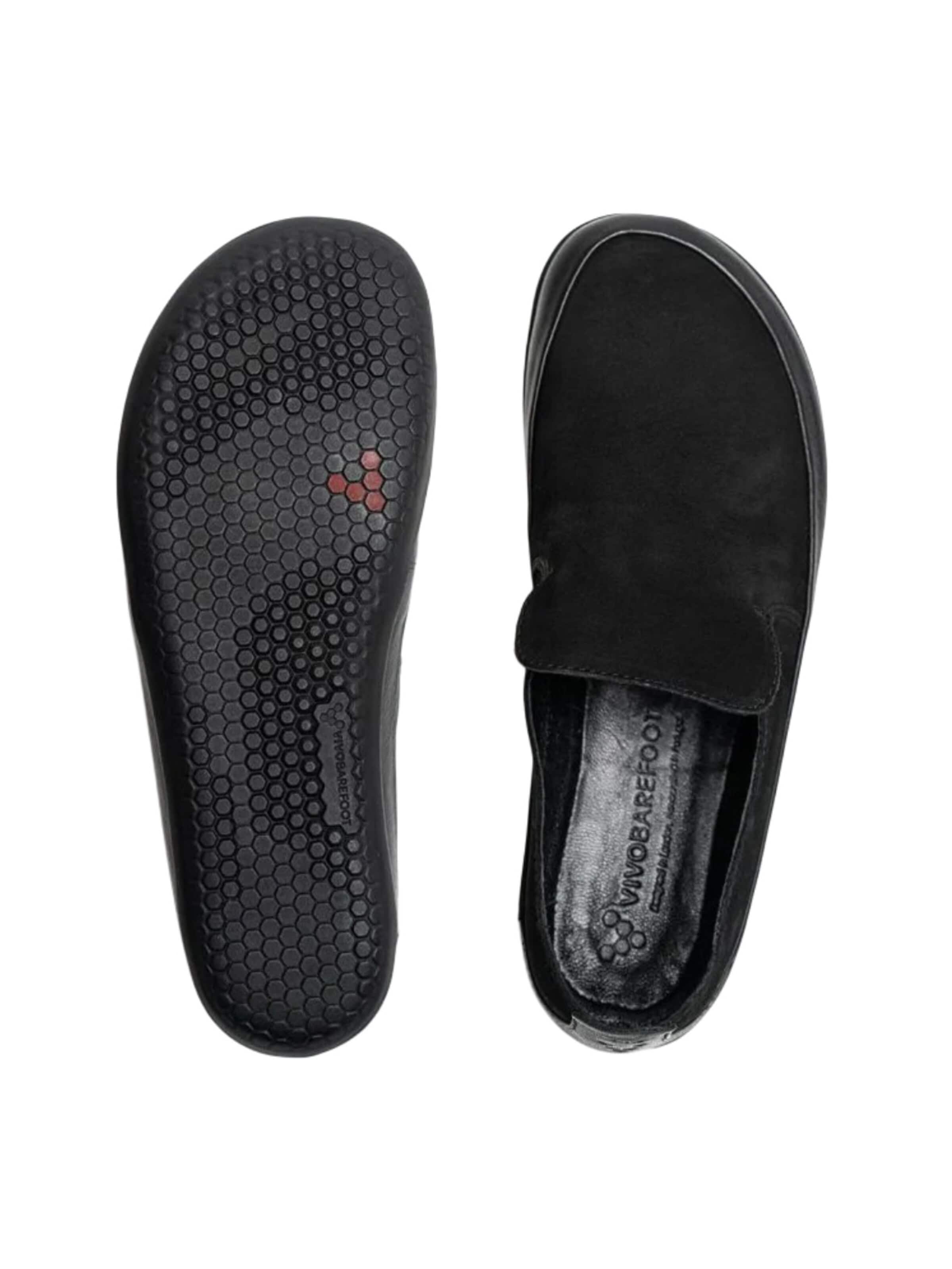 melns Vivo Barefoot Iešļūcenes 'OPANKA'