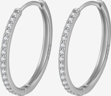 Boucles d'oreilles 'Big Sparkle' Hey Happiness en argent : devant