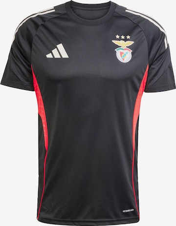 ADIDAS PERFORMANCE - Camiseta de fútbol 'Benfica Lissabon Tiro 25 Competition' en negro: frente