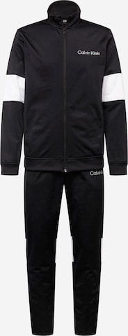 Calvin Klein Sport Облекло за бягане в черно: отпред