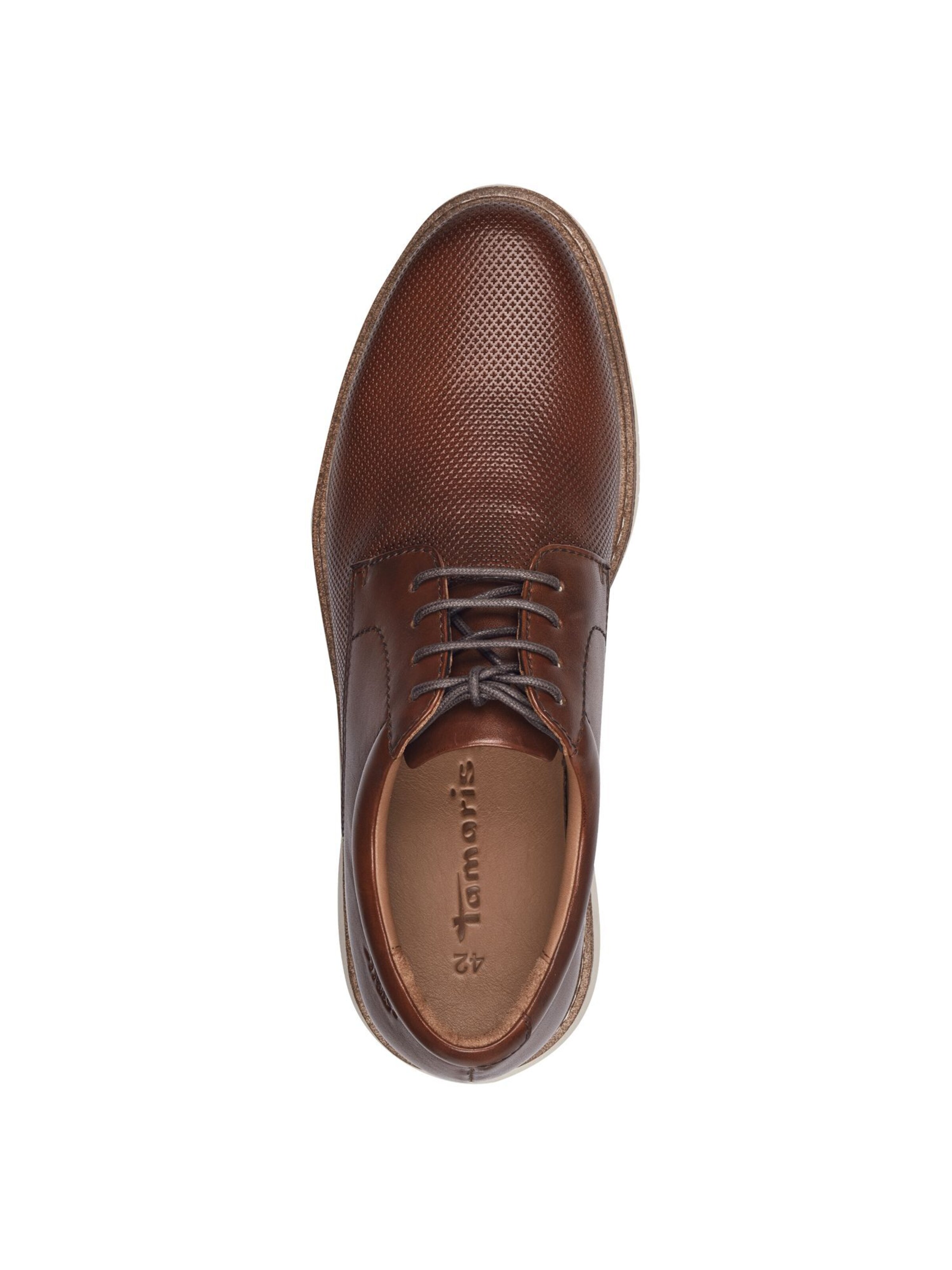 Chaussure à lacets Tamaris en marron