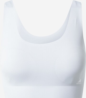 Soutien-gorge de sport ADIDAS SPORTSWEAR en gris : devant