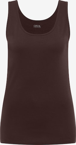 CECIL Top in Braun: Vorderseite