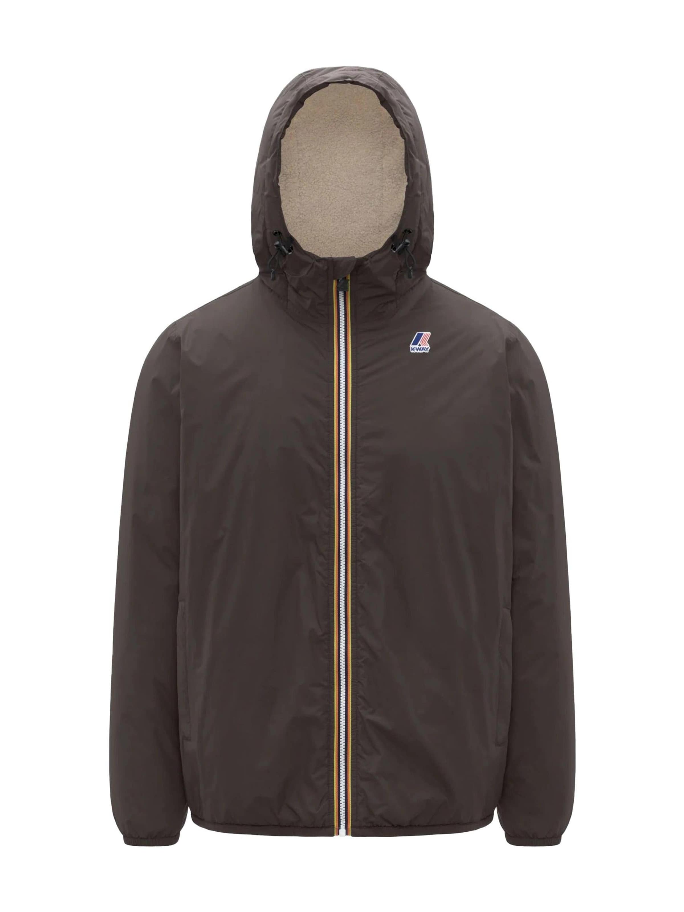 K-Way Winterjas 'K-WAY LE VRAI 4.0 CLAUDE' in Bruin: voorkant