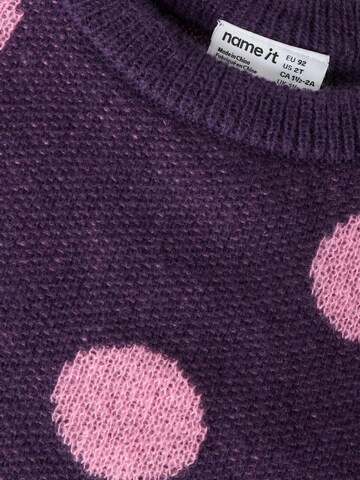 NAME IT Pullover 'NMFOLISA' in Lila