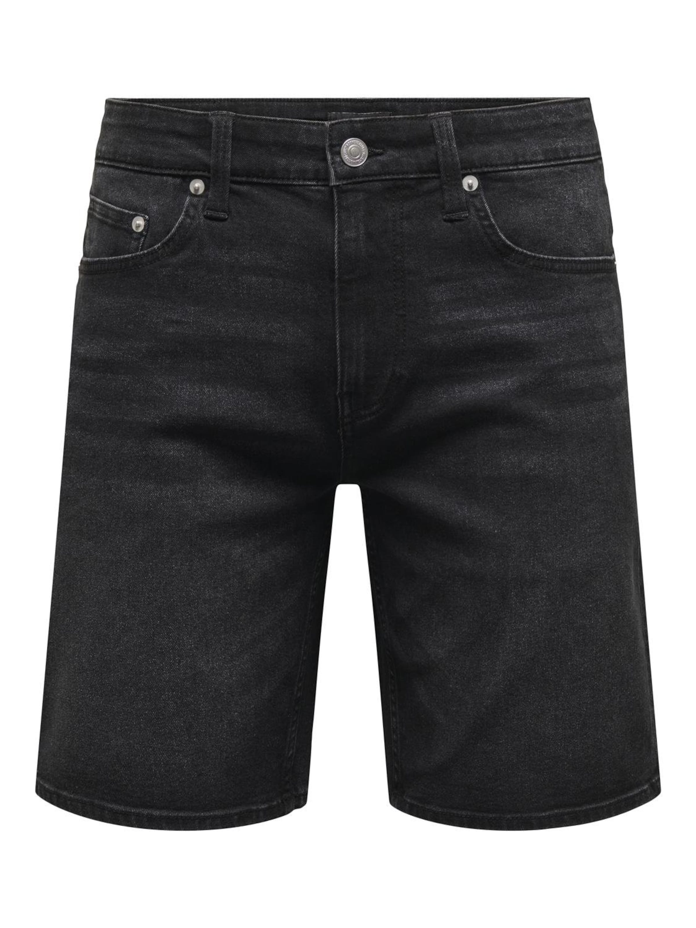 Only & Sons Regular Jeans 'WEFT' in Black: front