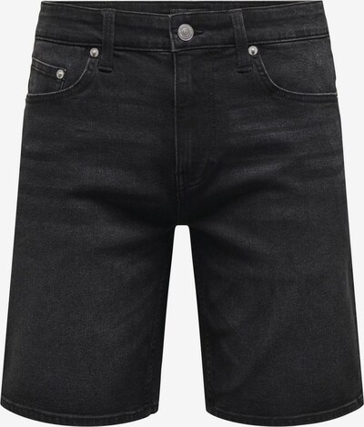 Only & Sons Jeans 'WEFT' in de kleur Black denim, Productweergave