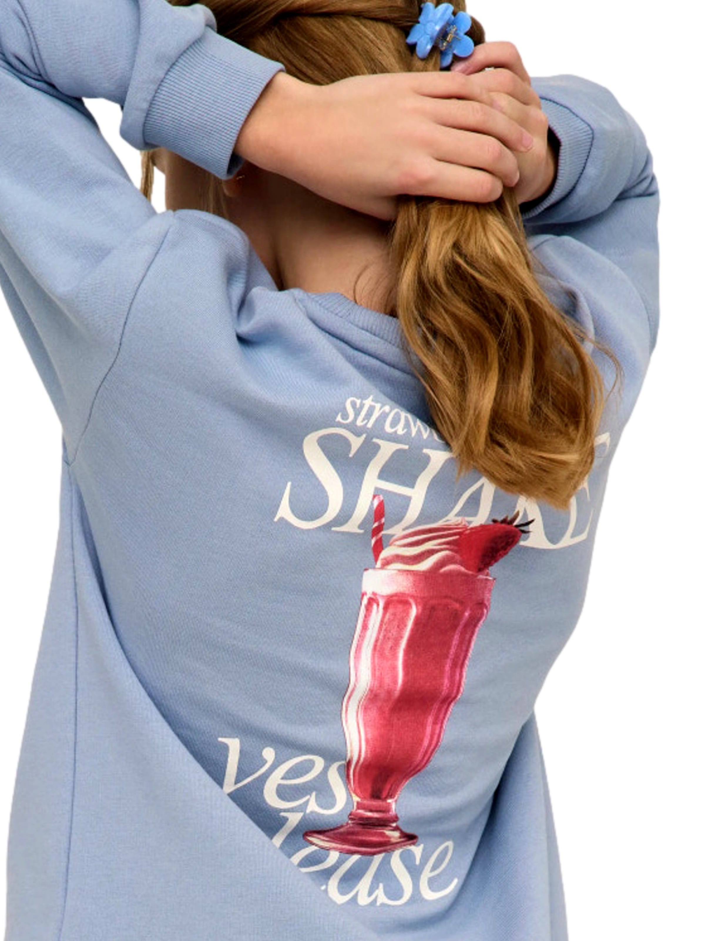 ONLY GIRLS Sweatshirt 'KOGPhilea' in Blue