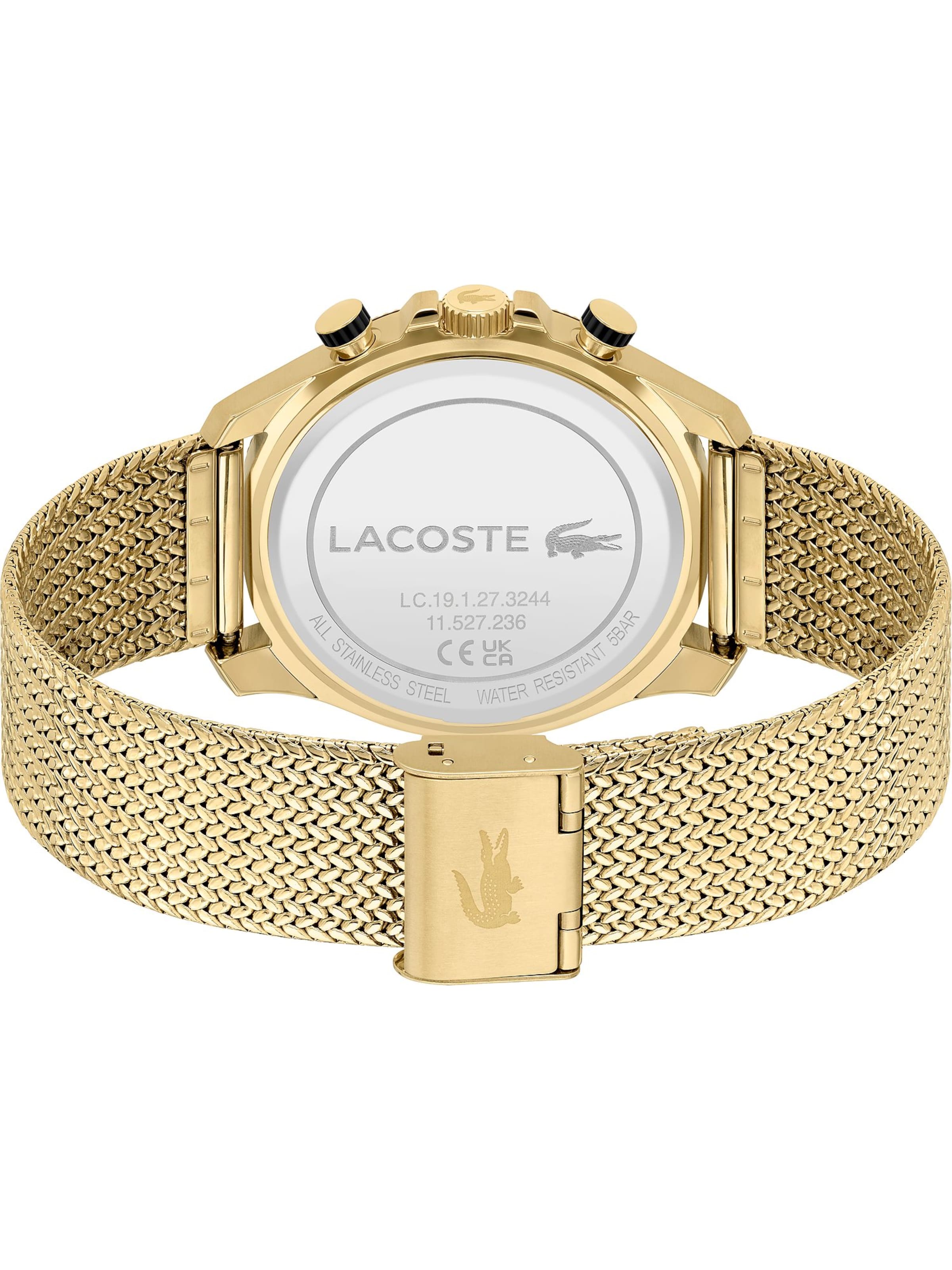Lacoste gold shop watch mens