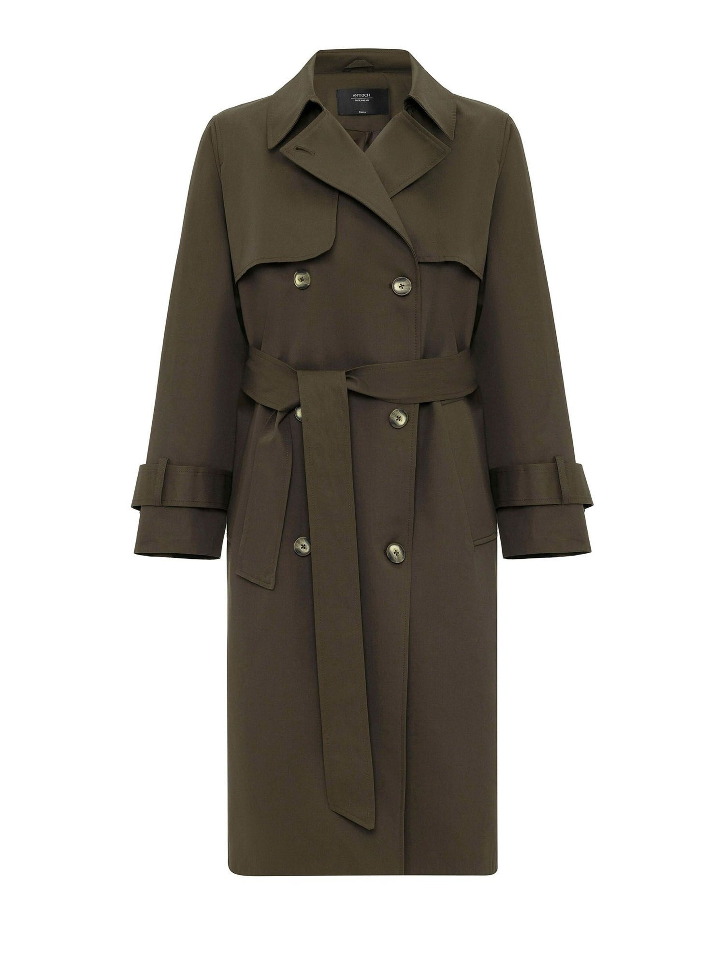 Antioch Tussenmantel in Groen: voorkant
