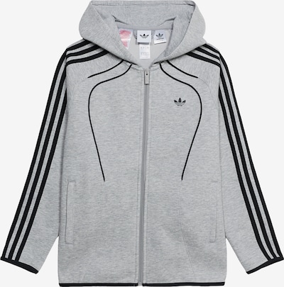 128 dydžio Džemperis 'SPACER' iš ADIDAS ORIGINALS, spalva – margai pilka / juoda, Prekių apžvalga