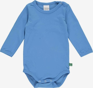 Tutina / body per bambino 'Langarm' di Fred's World by GREEN COTTON in blu: frontale