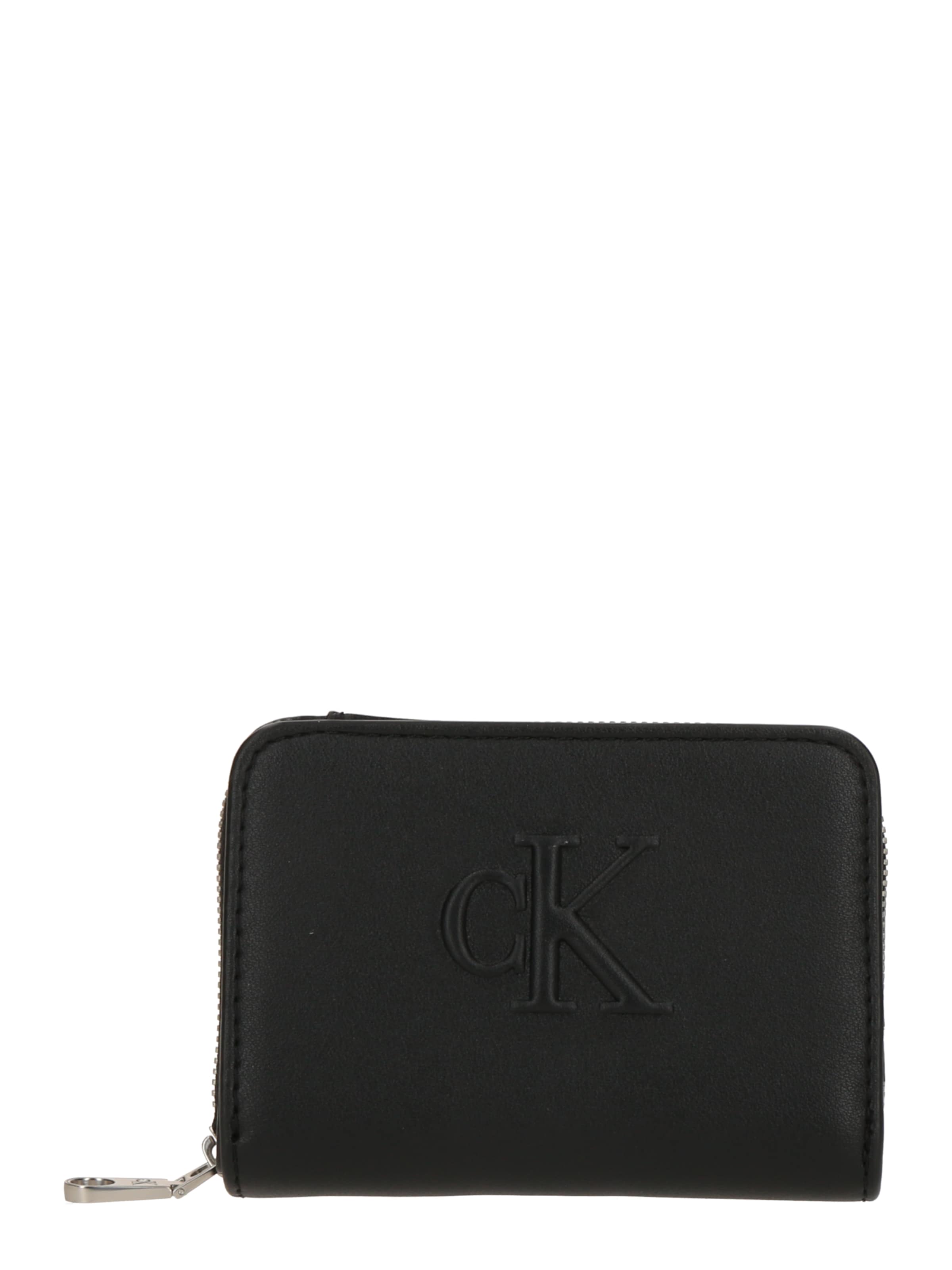 Porte-monnaies Calvin Klein en noir : devant