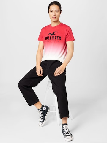 HOLLISTER T-shirt i röd