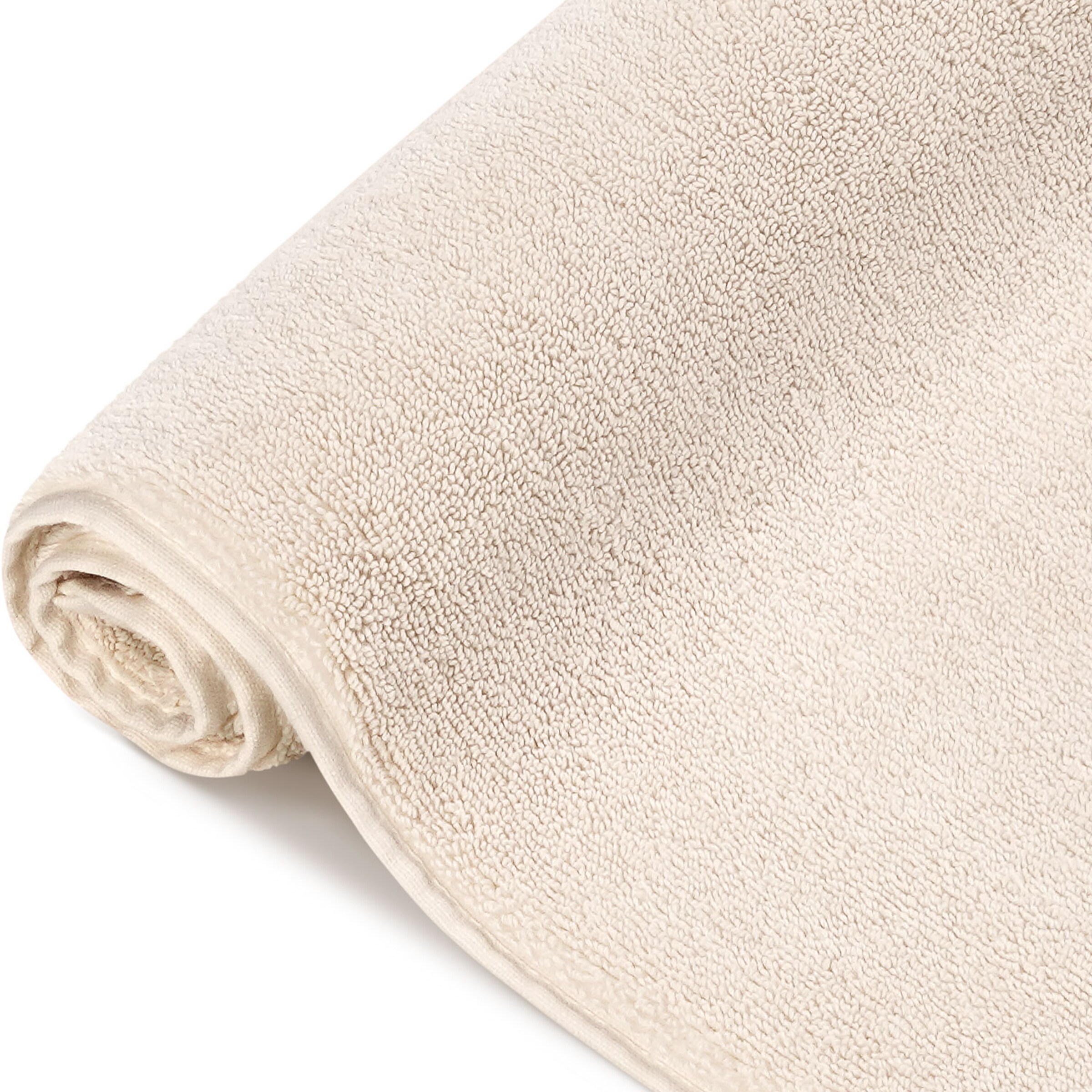 Herzbach home Badvorleger 'Pura', 1200 gsm, reine Baumwolle, in 50x70 cm in Beige
