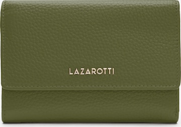 Lazarotti Wallet 'Bologna' in Green: front