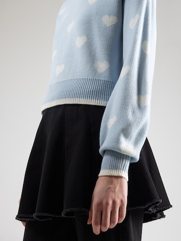 JDY Sweter 'JDYRomance' w kolorze niebieski