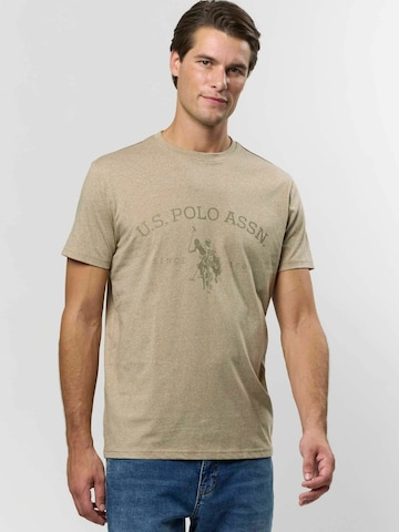 U.S. POLO ASSN. Regular Fit Paita ' Archibald ' värissä beige: etupuoli