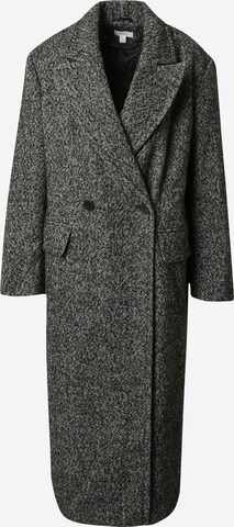 TOPSHOP Between-Seasons Coat in Black: front