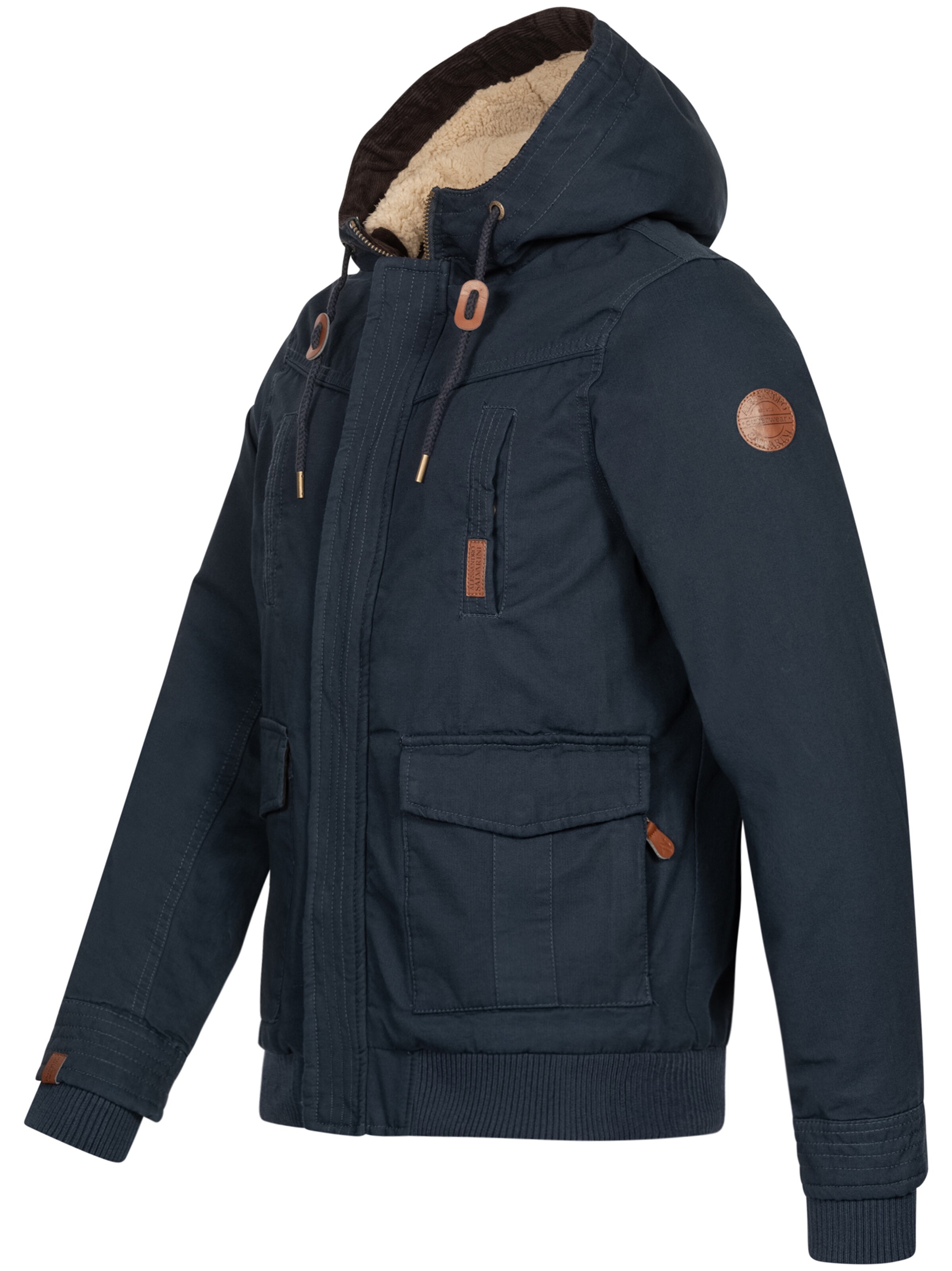 Alessandro Salvarini Winter Jacket 'Rigio' in Blue