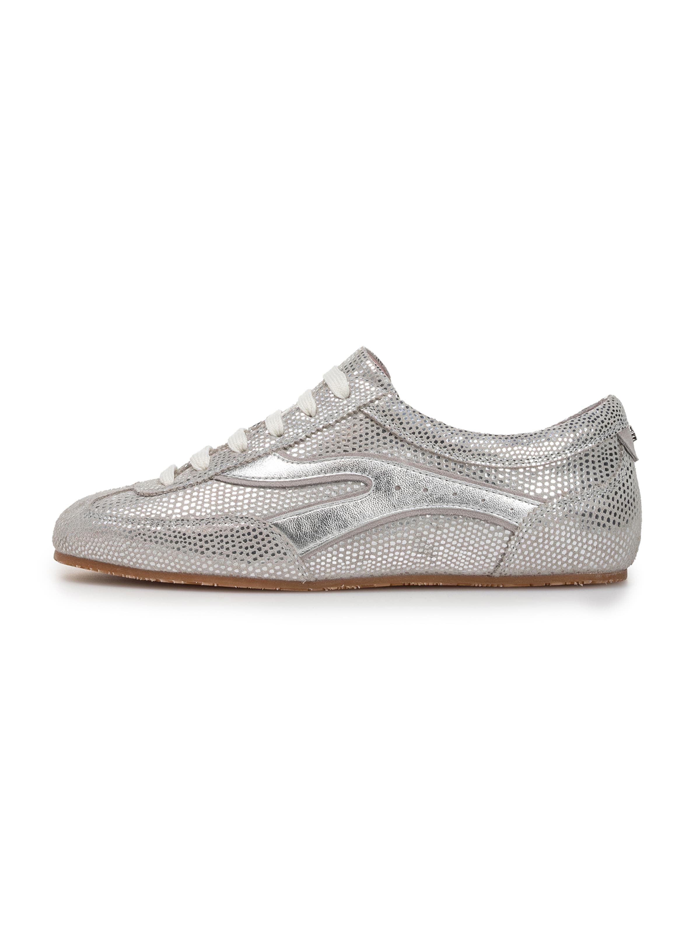 Floris van Bommel Sneakers laag 'Aimi 01' in Zilver: voorkant