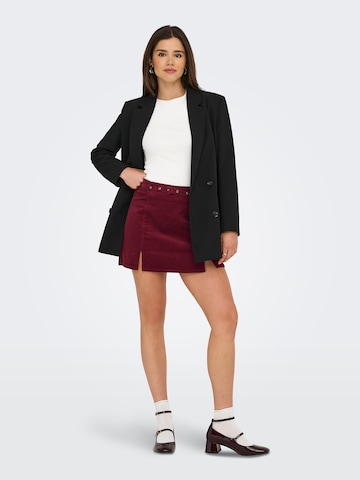 Jupe 'ONLNESSA' ONLY en rouge