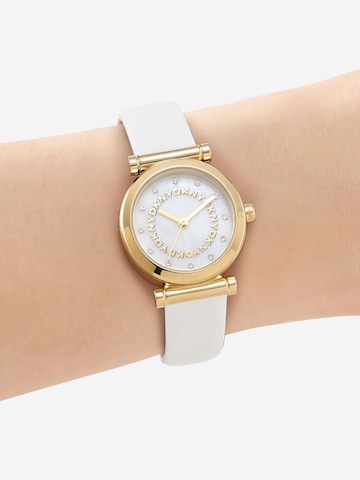 DKNY Analoguhr in Gold: Vorderseite