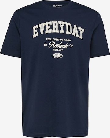 s.Oliver Shirt in Blue: front