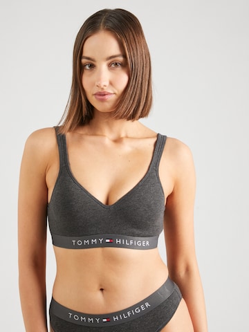 Tommy Hilfiger Underwear Bralette Bra in Grey: front